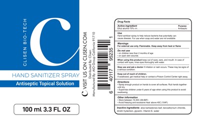 100 mL Ndc: 75727-124-01 (100ml Spray Clear Bottle 2020)